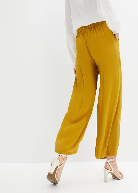 Slip on-bukse i viskose, bonprix