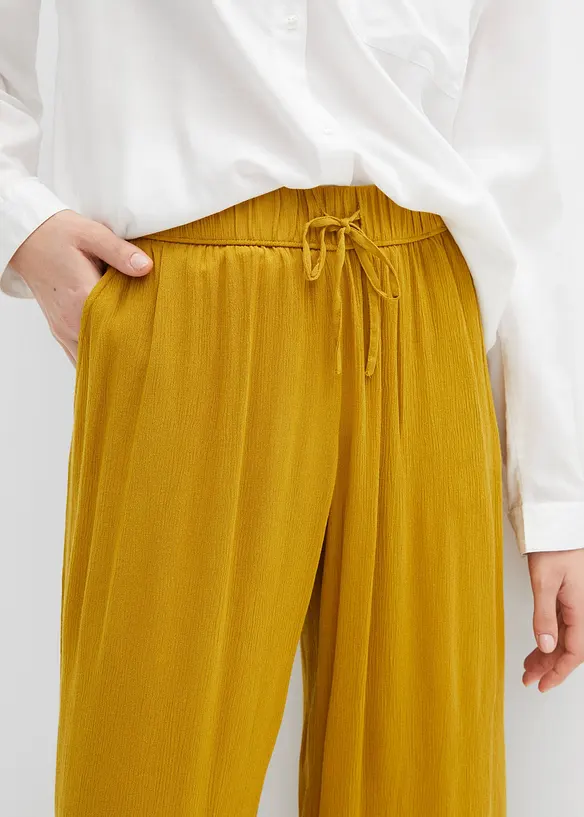Slip on-bukse i viskose, bonprix