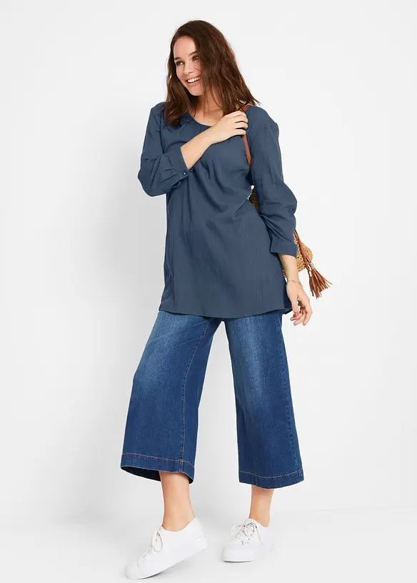 Lang tunika av bomull, bonprix