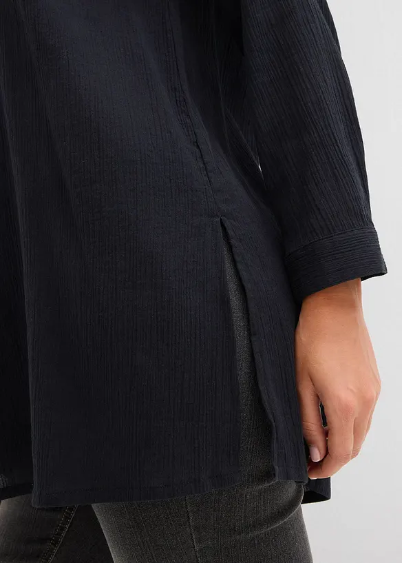 Lang tunika av bomull, bonprix