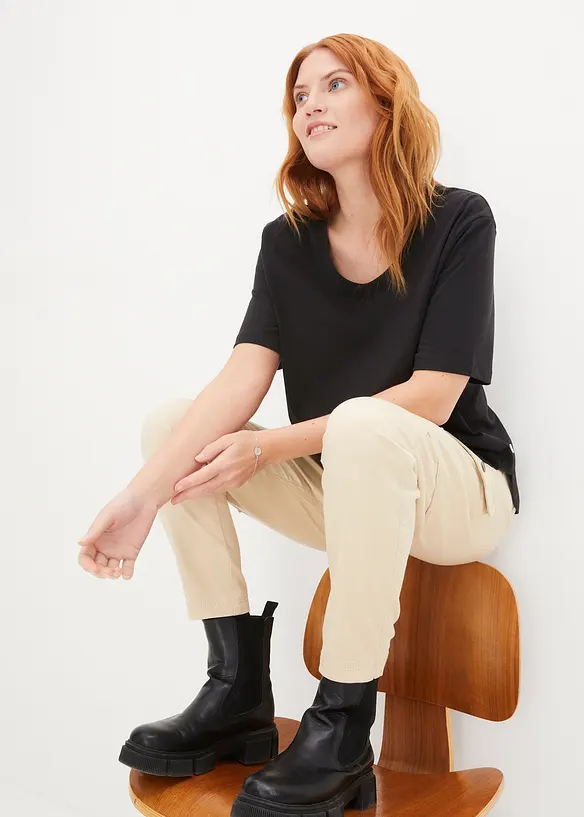 Vid T-skjorte i &oslash;kologisk bomull, bonprix