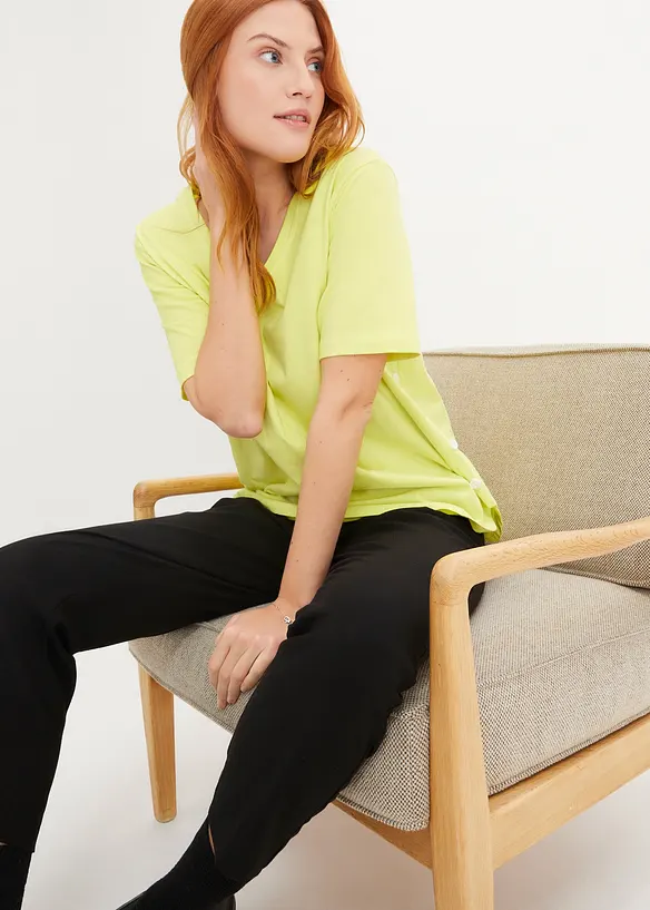 Vid T-skjorte i &oslash;kologisk bomull, bonprix