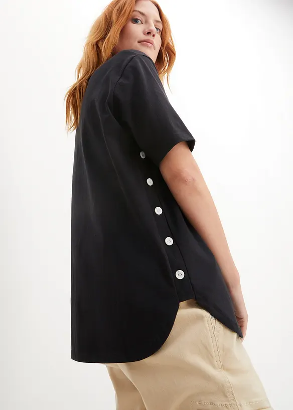 Vid T-skjorte i &oslash;kologisk bomull, bonprix