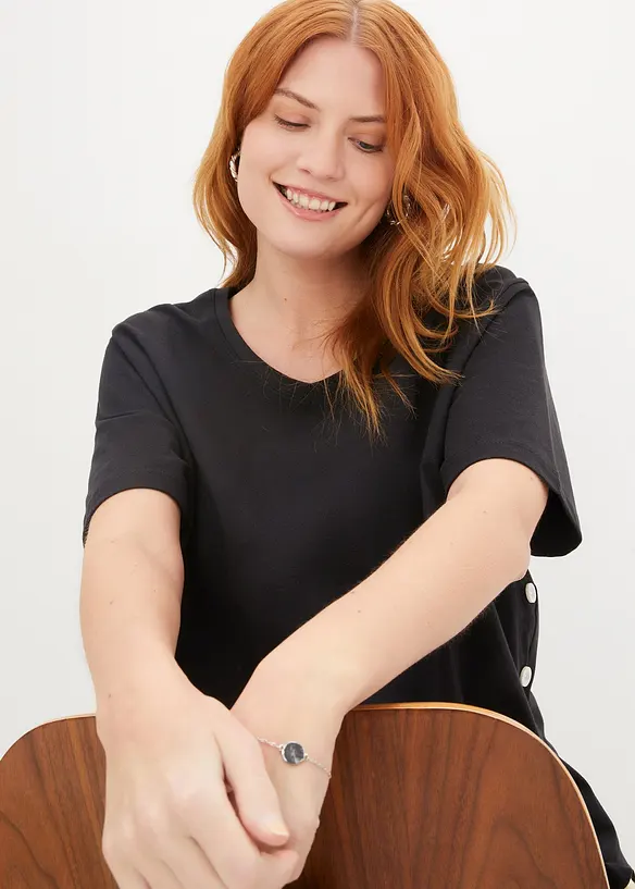 Vid T-skjorte i &oslash;kologisk bomull, bonprix