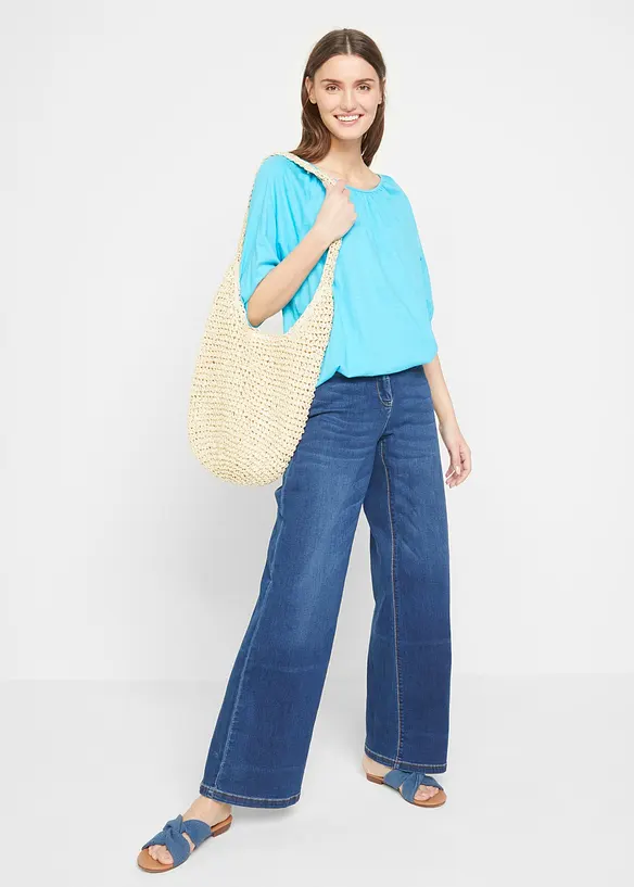 Topp i 100% &oslash;kologisk bomull, bonprix