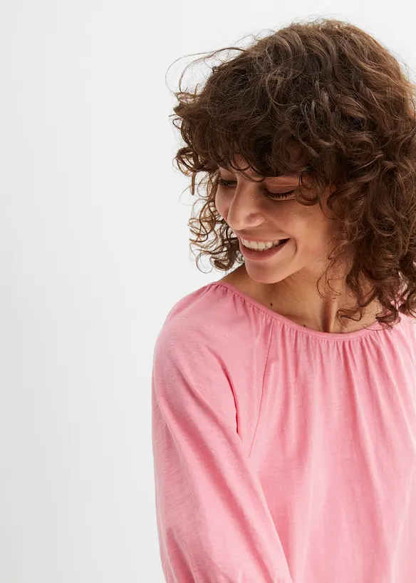 Topp i 100% &oslash;kologisk bomull, bonprix