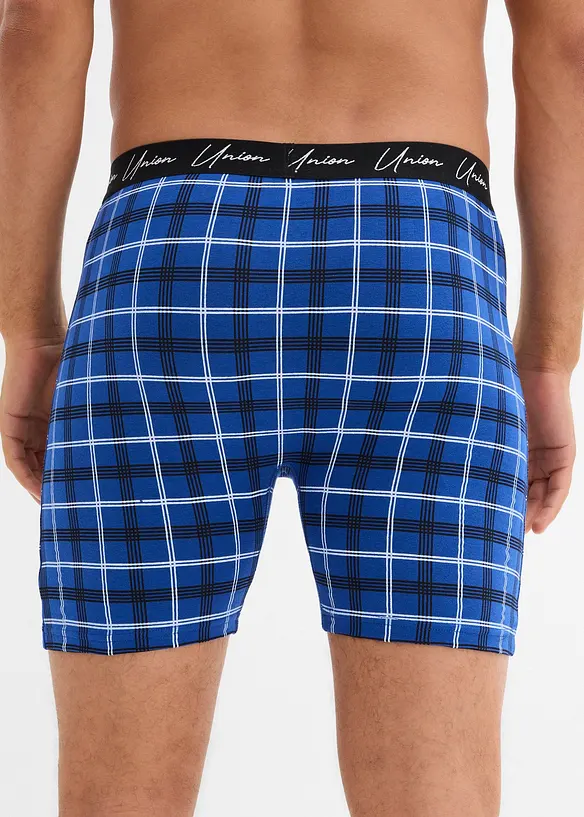 Boxershorts med bomull i ettersittende modell (3-pack), bonprix