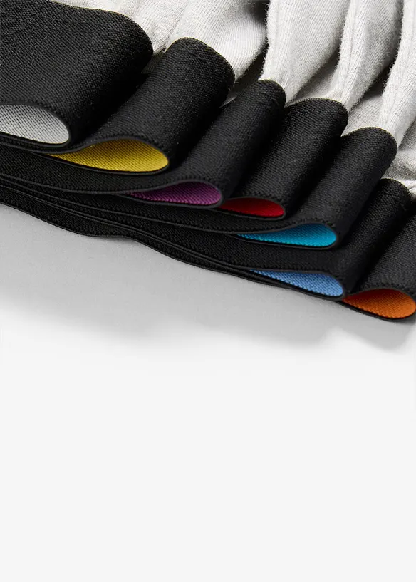 Tettsittende boksershorts med bomull (7-pack), bonprix