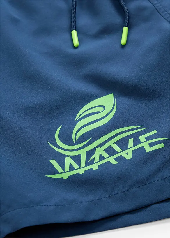 Badeshorts med trykk, bonprix