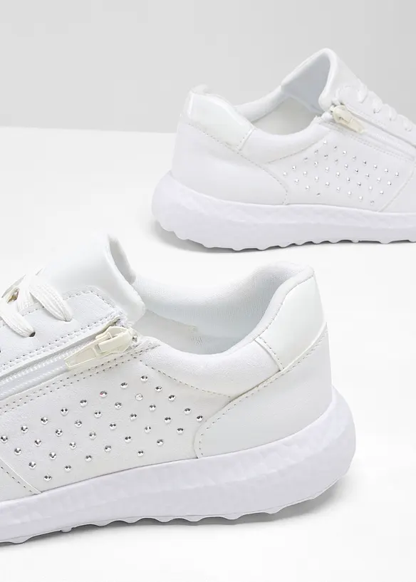 Sneakers med glitterstener, bonprix