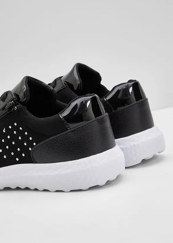 Sneakers med glitterstener, bonprix