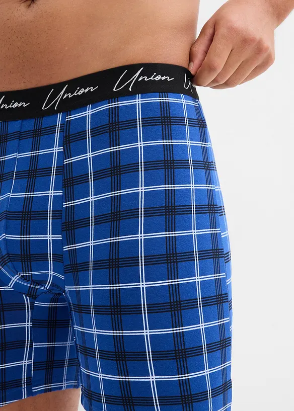 Boxershorts med bomull i ettersittende modell (3-pack), bonprix