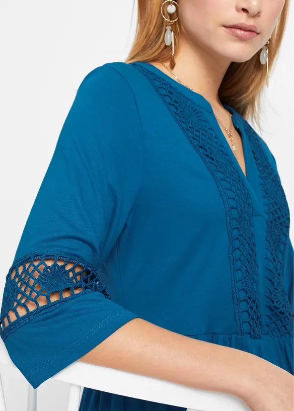 Tunikakjole i myk viskose, bonprix