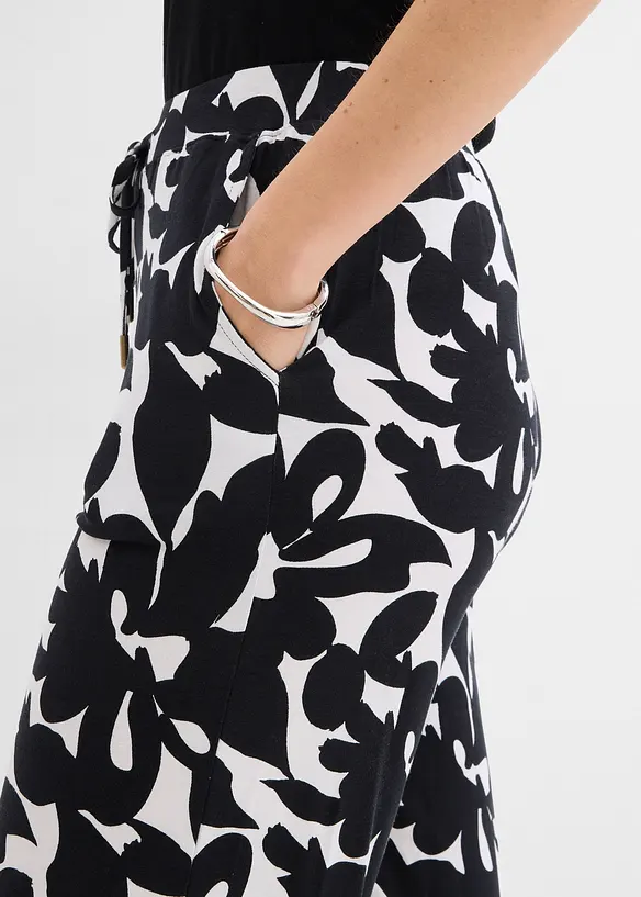 Jerseybukse i viskosemiks, bonprix