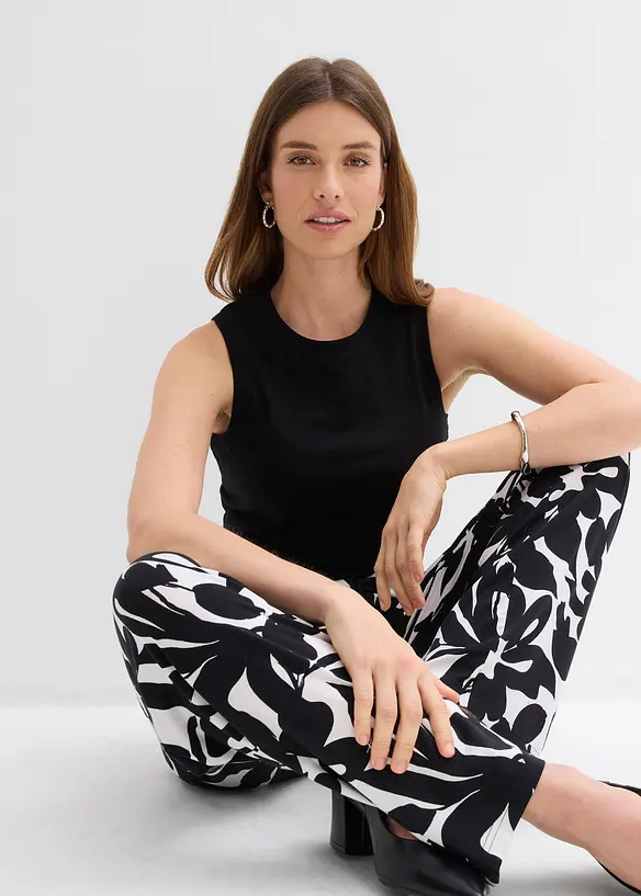 Jerseybukse i viskosemiks, bonprix