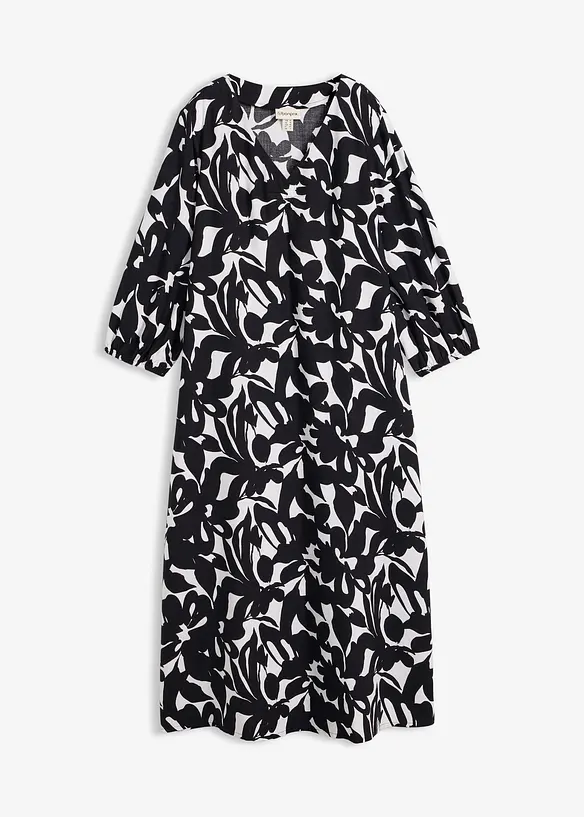 Maxikjole i lett viskose, bonprix