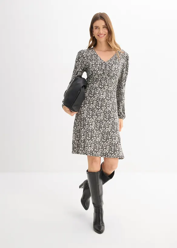 Jerseykjole i viskosemiks, bonprix