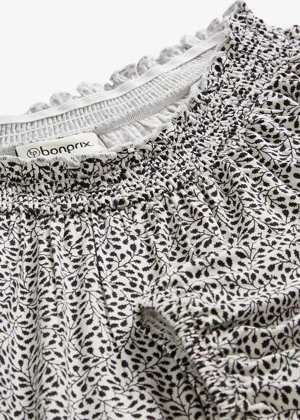 Langermet topp i viskosemiks, bonprix