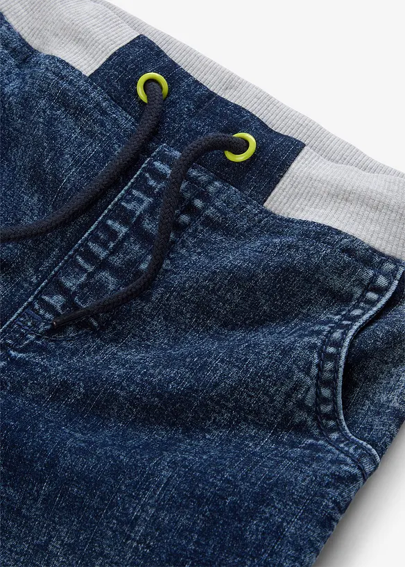 Regular Fit slip on-jeans med elastisk linning, bonprix