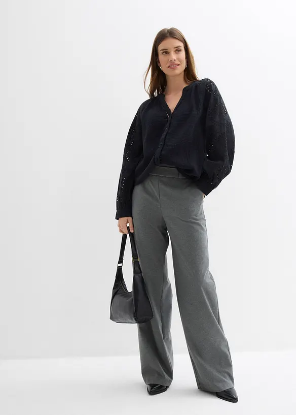 Bluse i luftig musselin, bonprix