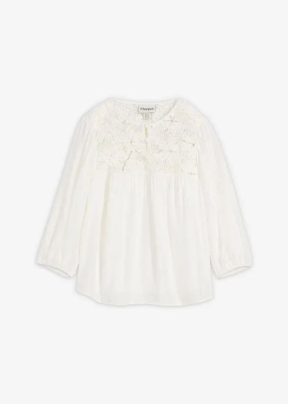 Bluse av lett viskose-miks, bonprix