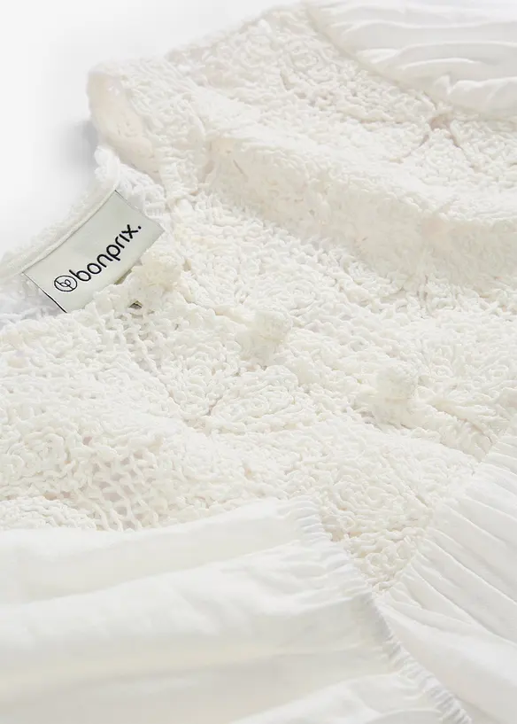 Bluse av lett viskose-miks, bonprix