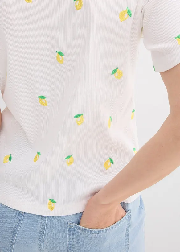 T-skjorte i 100% &oslash;kologisk bomull, bonprix