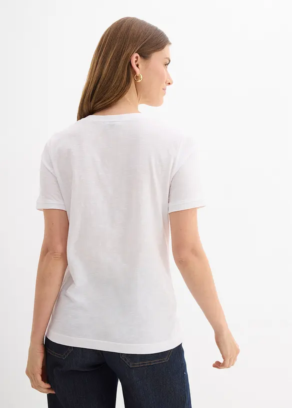 T-skjorte i 100% &oslash;kologisk bomull, bonprix