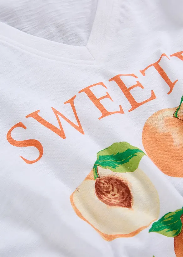 T-skjorte i 100% &oslash;kologisk bomull, bonprix