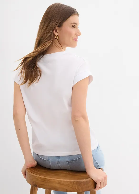 T-skjorte i 100% bomull, bonprix