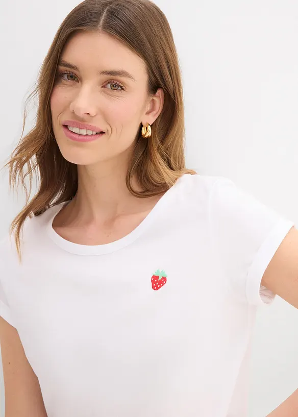 T-skjorte i 100% bomull, bonprix