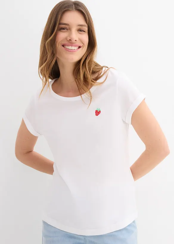 T-skjorte i 100% bomull, bonprix