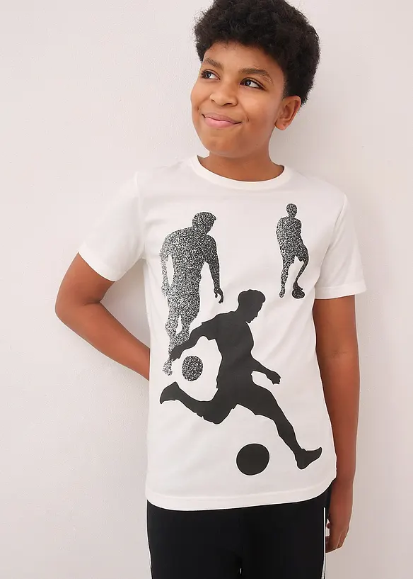 T-skjorte i 100% &oslash;kologisk bomull (3-pack), bonprix