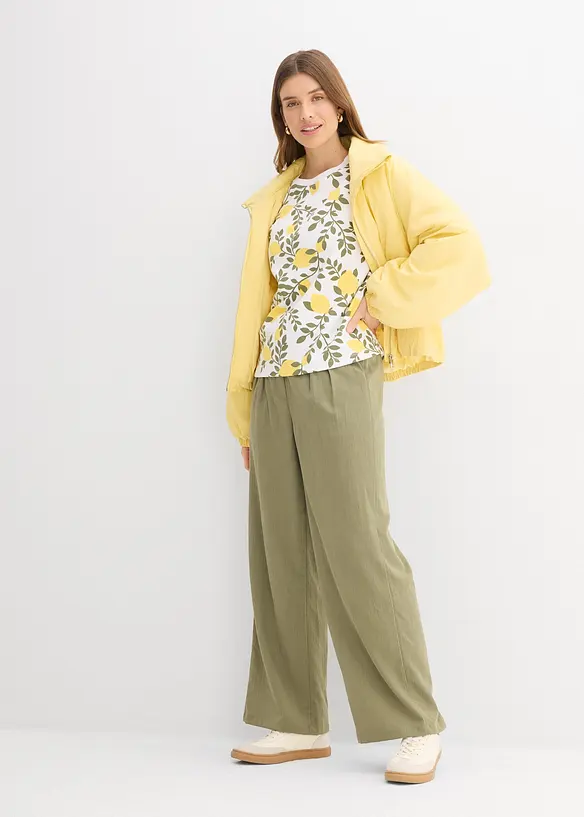 T-skjorte i 100% &oslash;kologisk bomull, bonprix