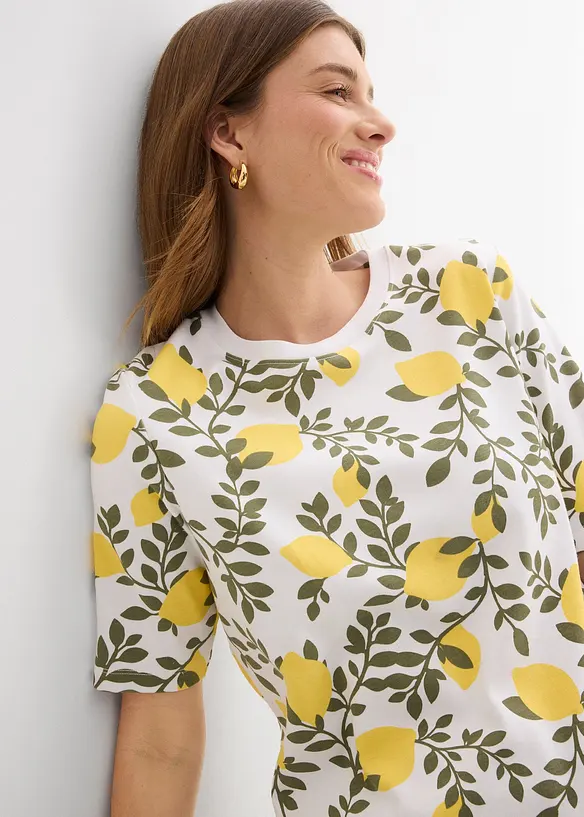 T-skjorte i 100% &oslash;kologisk bomull, bonprix