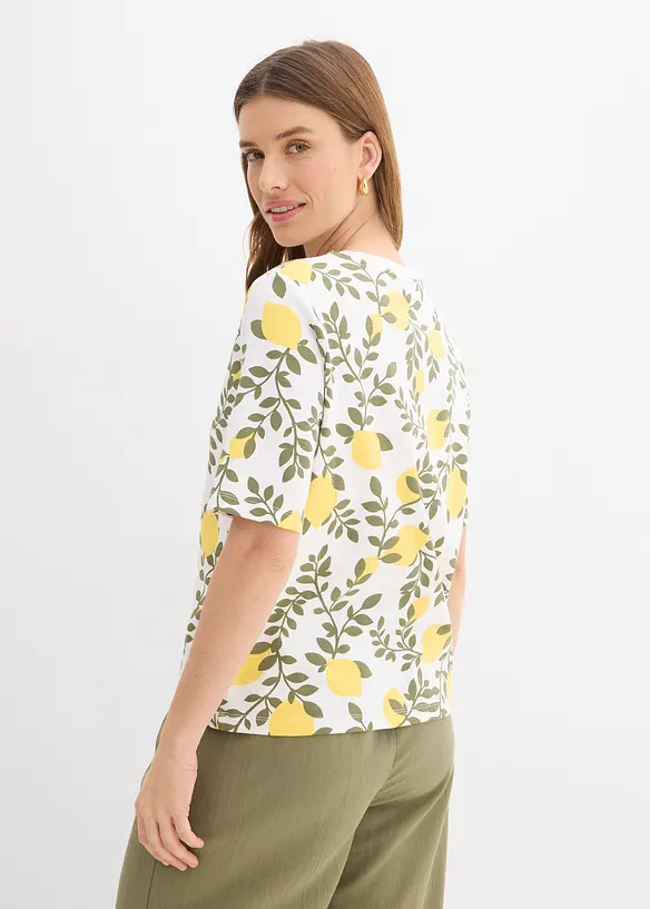 T-skjorte i 100% &oslash;kologisk bomull, bonprix