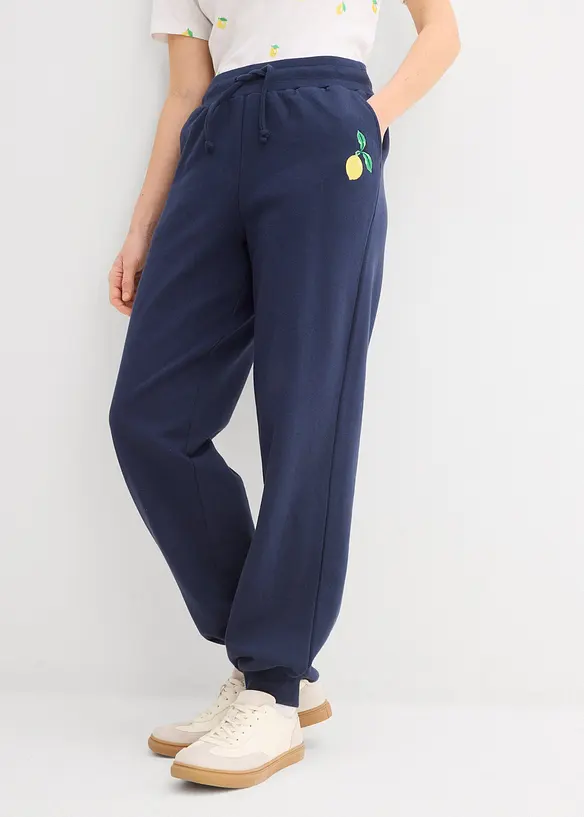 Joggebukse i 100% bomull, bonprix