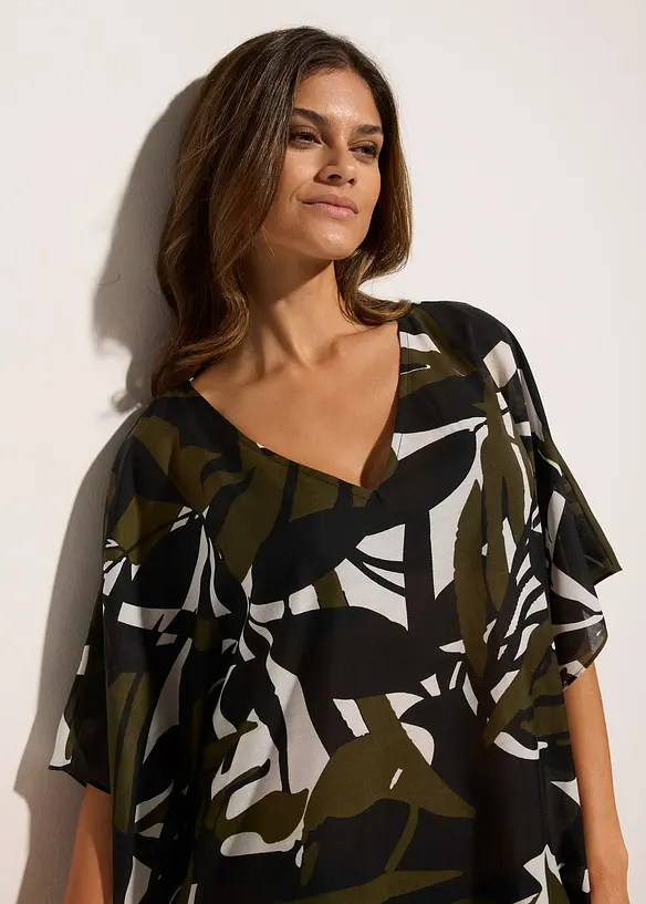 Transparent strandtunika, bonprix