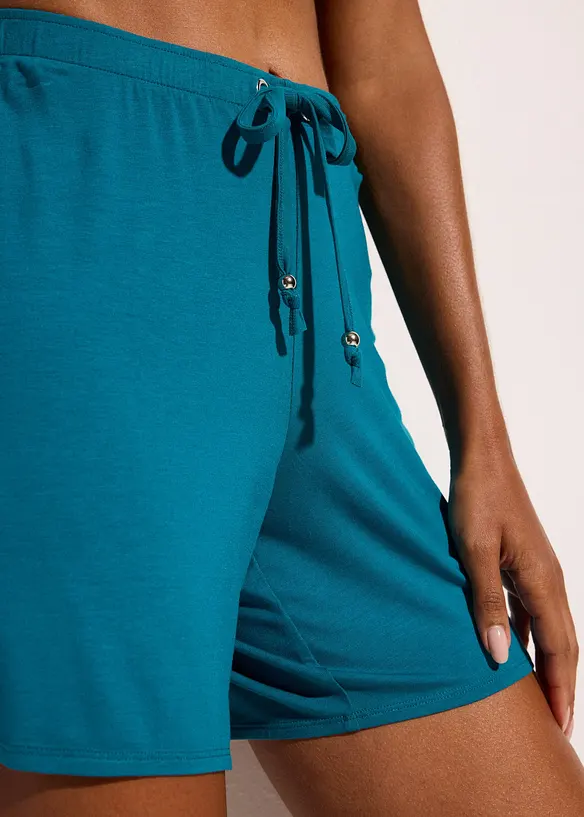 Strandshorts i lett viskosemiks, bonprix
