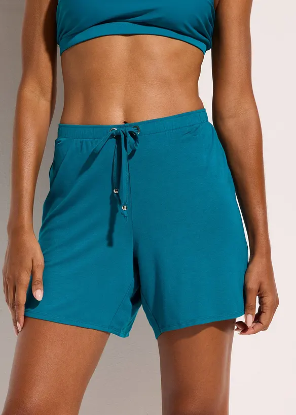 Strandshorts i lett viskosemiks, bonprix
