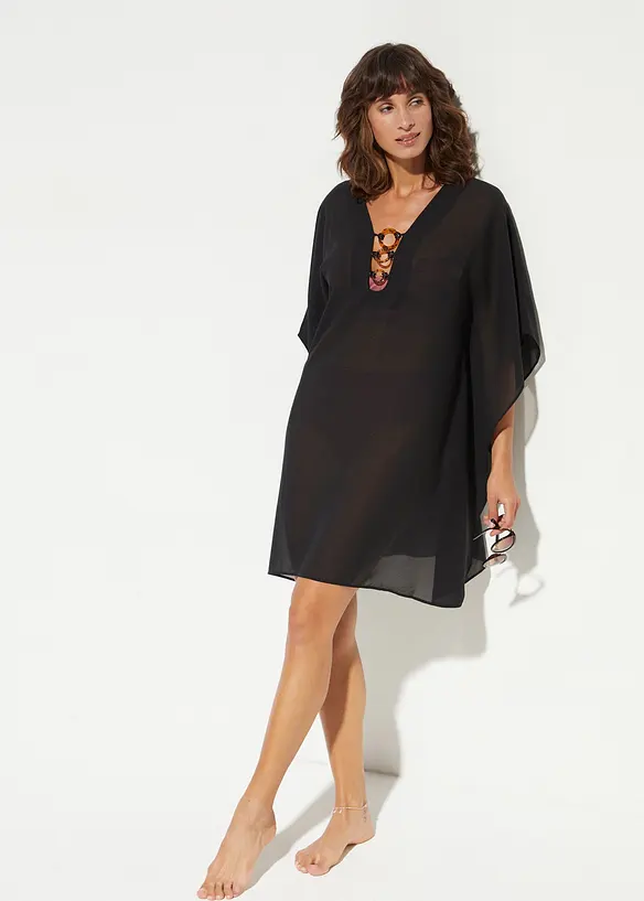 Strandtunika i lett chiffon, bonprix
