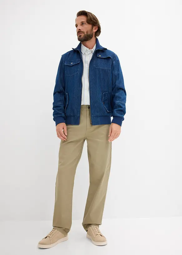 Jeansjakke i 100% bomull, bonprix