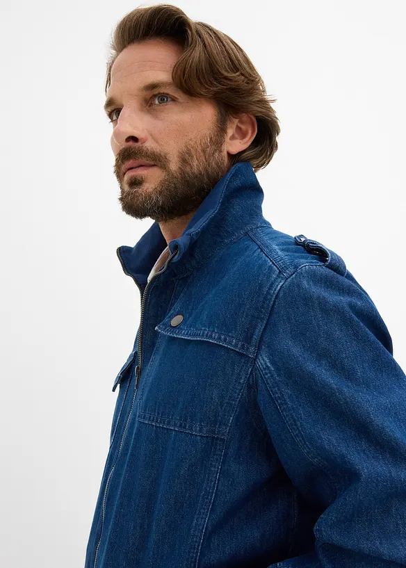 Jeansjakke i 100% bomull, bonprix