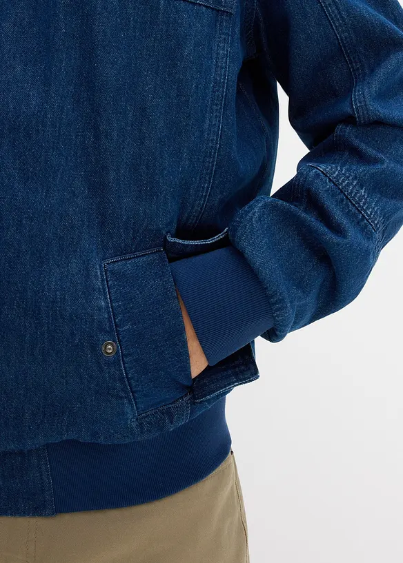 Jeansjakke i 100% bomull, bonprix