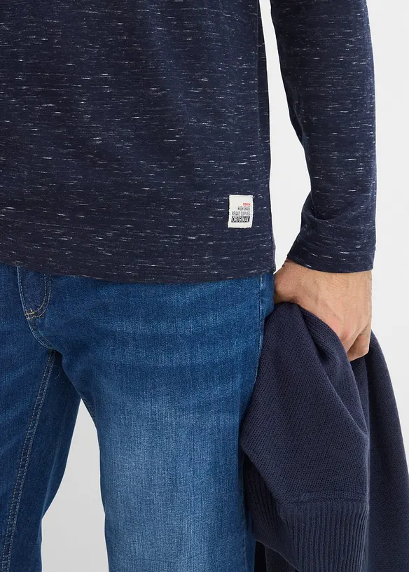 Bestefartr&oslash;ye i slub garn, bonprix