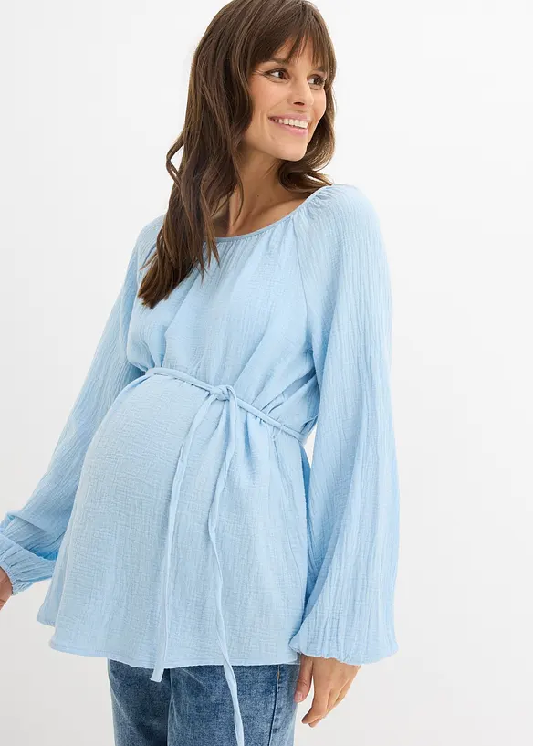 Mammabluse i 100% bomullsmusselin, bonprix