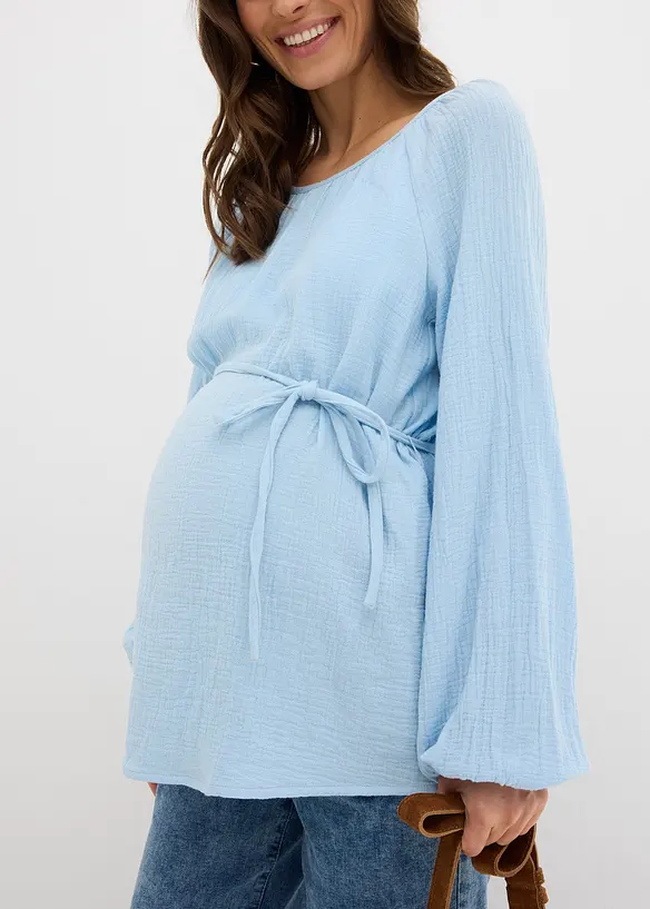 Mammabluse i 100% bomullsmusselin, bonprix