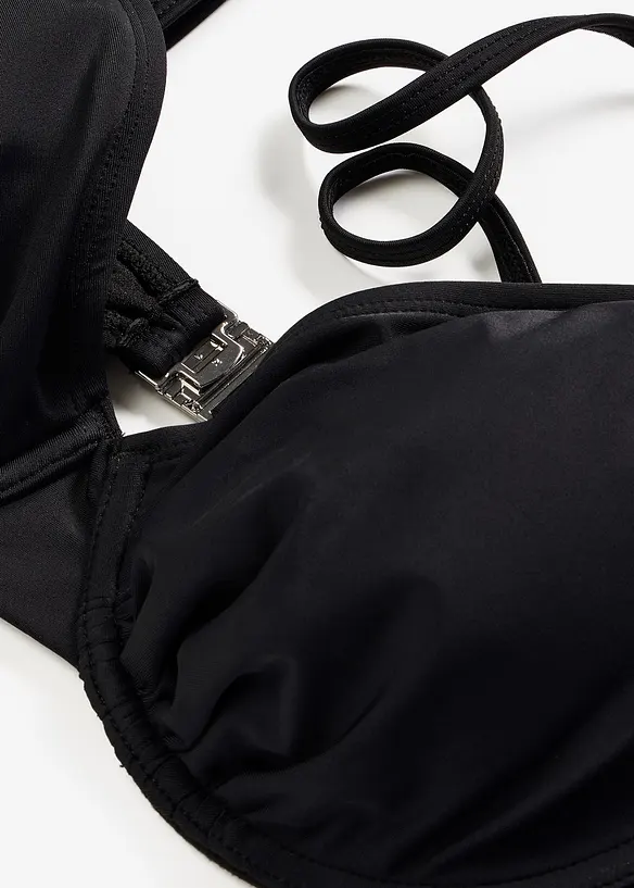 B&oslash;yle-bikinioverdel med rynking i siden, bonprix