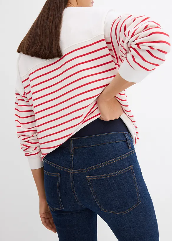 Mammajeans i &oslash;kologisk bomull, Straight Leg, bonprix