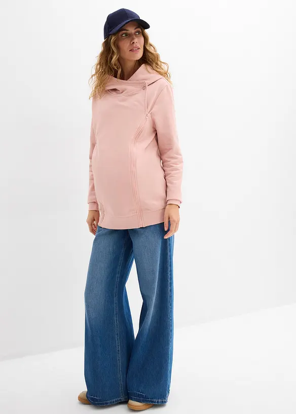 Mamma-sweatjakke med b&aelig;reinnlegg, bonprix